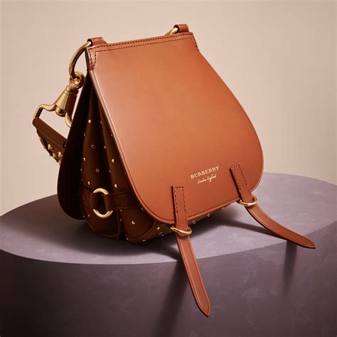 burberry handbag brown leather|Burberry over the shoulder bags.